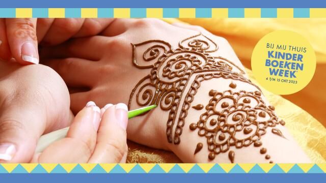 Kinderboekenweekfestival - Laat een henna tattoo zetten