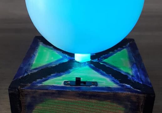 Ontdeklab: Regenboog lichtkogel Raamsdonksveer