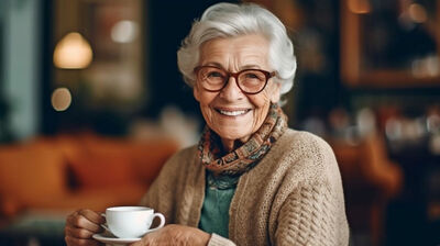 Voorleeskoffie met mevrouw